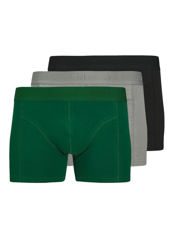 JACK & JONES JACK & JONES Boksarice 'JACORDINARY'  siva / smaragd / črna
