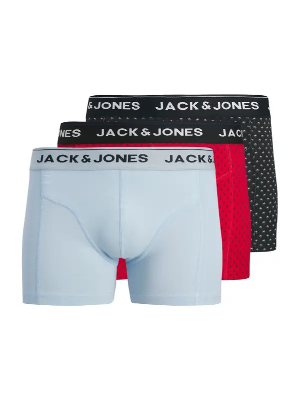 JACK & JONES JACK & JONES Boksarice 'JACPALMTREE'  svetlo modra / rdeča / črna