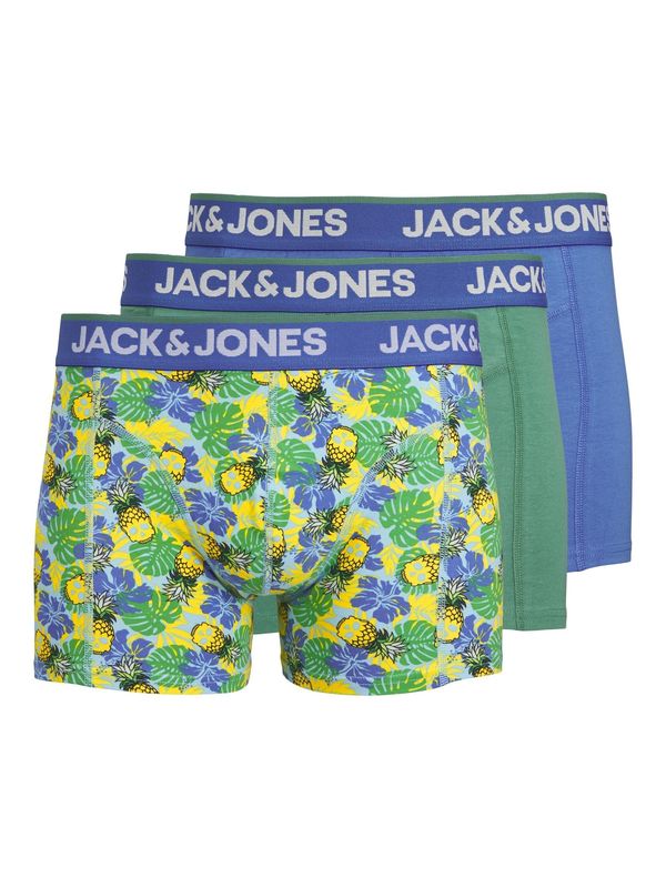 JACK & JONES JACK & JONES Boksarice 'JACPINEAPPLE SKULL'  modra / rumena / zelena / bela