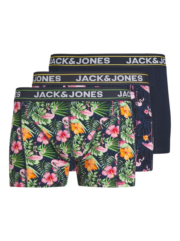 JACK & JONES JACK & JONES Boksarice 'JACPINK FLAMINGO'  mornarska / zelena / roza / bela