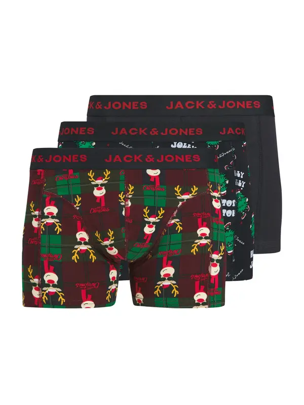 JACK & JONES JACK & JONES Boksarice 'JACRudolph'  mornarska / rjasto rjava / rdeča / črna