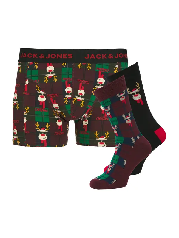 JACK & JONES JACK & JONES Boksarice 'JACRUDOLPH'  rumena / zelena / ciklama / črna