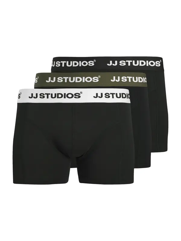 JACK & JONES JACK & JONES Boksarice 'JACSOHO'  kaki / črna / bela
