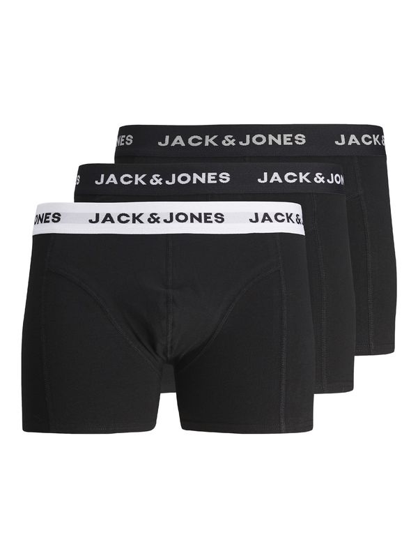 JACK & JONES JACK & JONES Boksarice 'JACSolid'  črna / bela