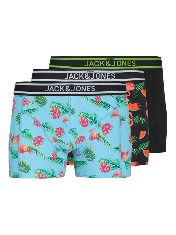 JACK & JONES JACK & JONES Boksarice 'JACWATERMELON'  azur / siva / roza / črna
