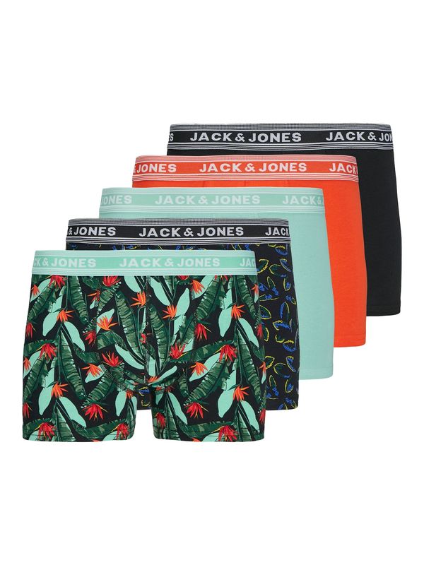 JACK & JONES JACK & JONES Boksarice 'JACWEST LEAF'  meta / jelka / oranžna / črna