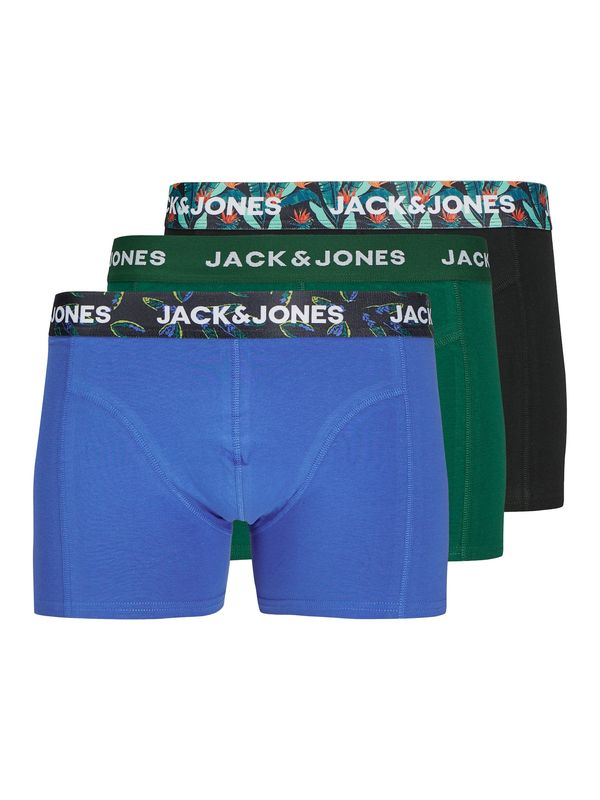 JACK & JONES JACK & JONES Boksarice 'JACWEST'  nebeško modra / temno zelena / črna