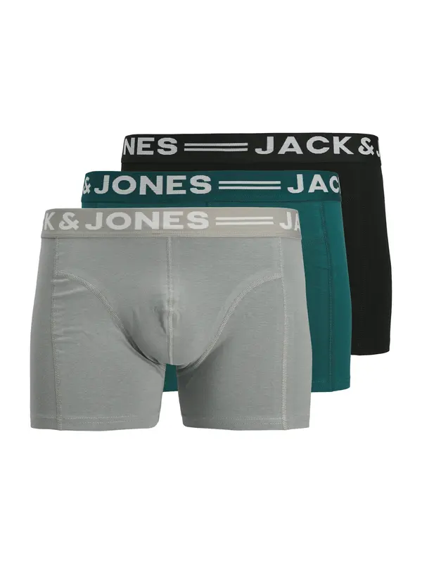 JACK & JONES JACK & JONES Boksarice 'JJSense'  dimno modra / jelka / črna / bela