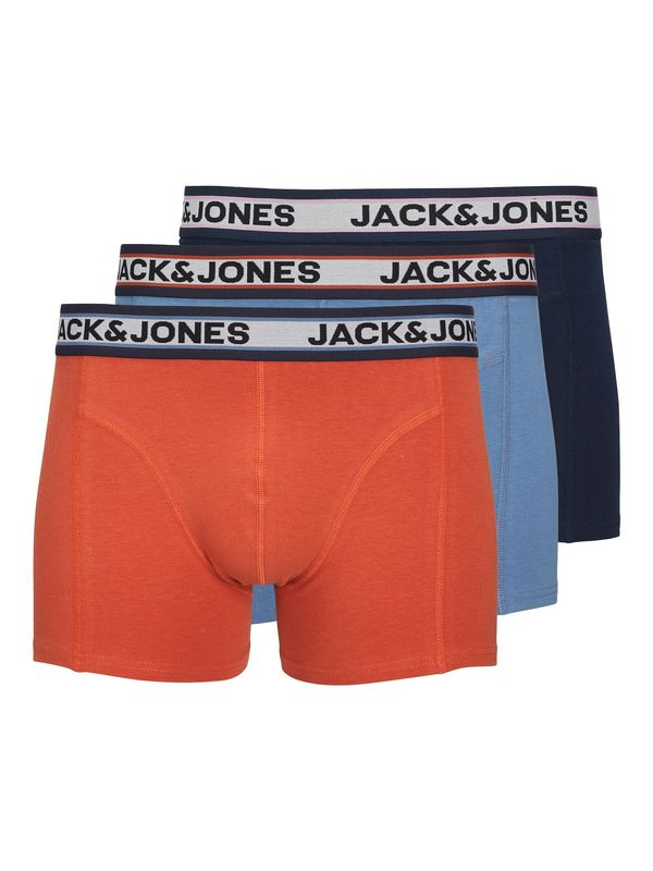 JACK & JONES JACK & JONES Boksarice 'Marco'  svetlo modra / temno modra / svetlo siva / temno oranžna