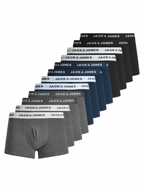 JACK & JONES JACK & JONES Boksarice  marine / siva / črna / bela