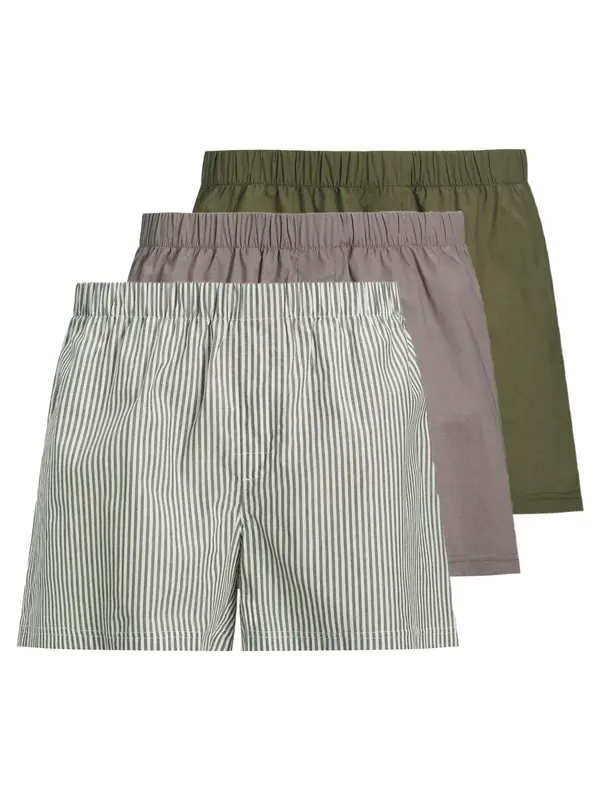 JACK & JONES JACK & JONES Boksarice 'Milano'  temno siva / oliva / temno zelena