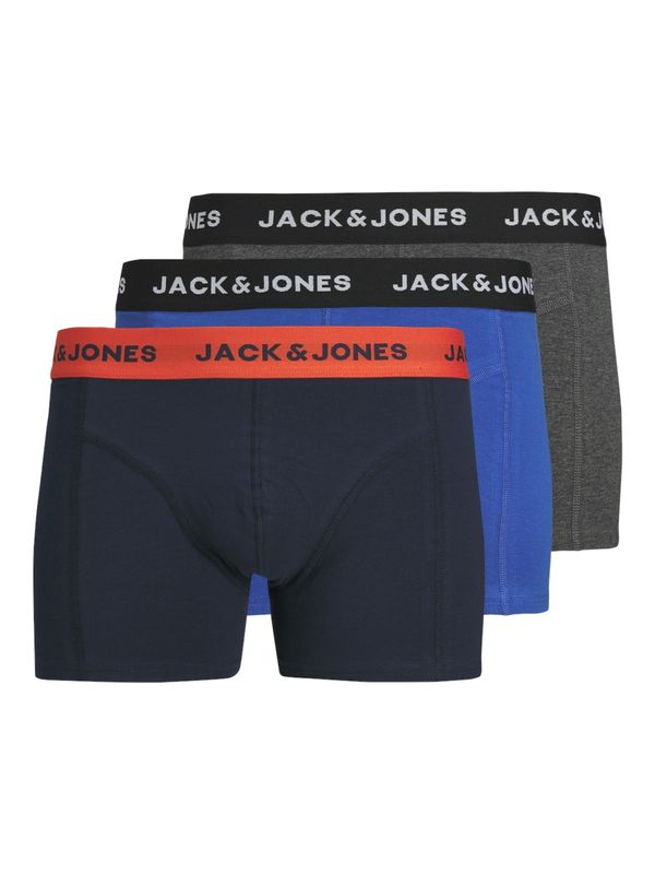 JACK & JONES JACK & JONES Boksarice  modra / mornarska / pegasto siva / črna