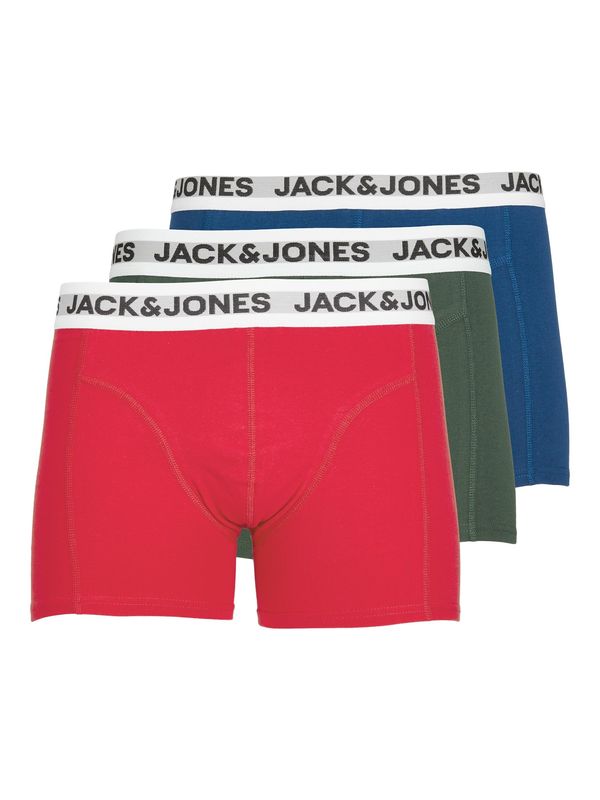 JACK & JONES JACK & JONES Boksarice  rdeča / črna / bela