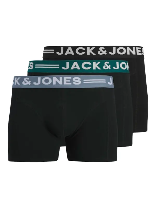 JACK & JONES JACK & JONES Boksarice 'Sense'  svetlo modra / temno zelena / črna / bela
