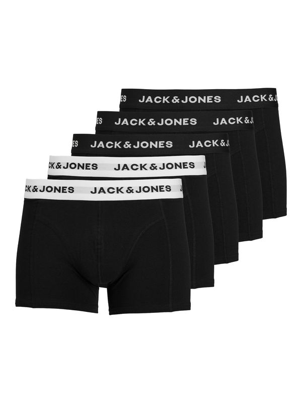 JACK & JONES JACK & JONES Boksarice 'Solid'  črna / bela