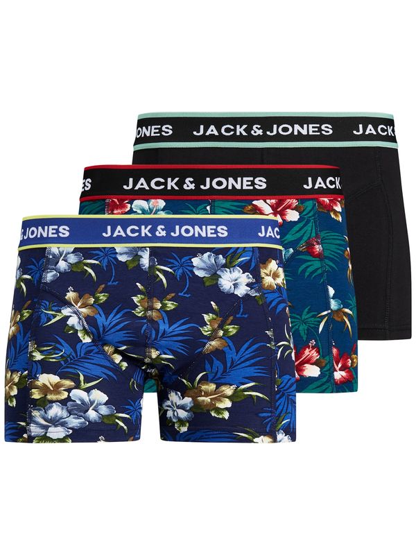 JACK & JONES JACK & JONES Boksarice  temno modra / rjava / črna / off-bela