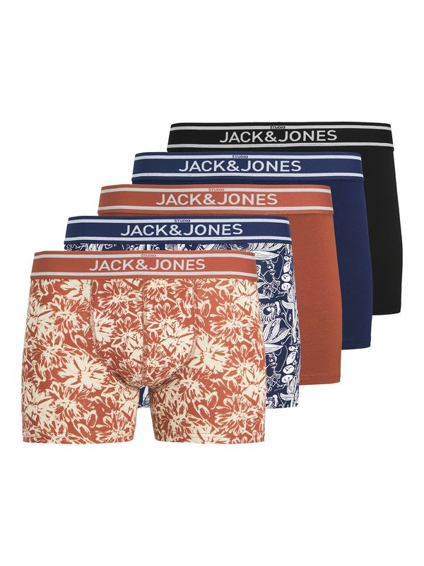 JACK & JONES JACK & JONES Boksarice  temno modra / temno oranžna / črna / bela