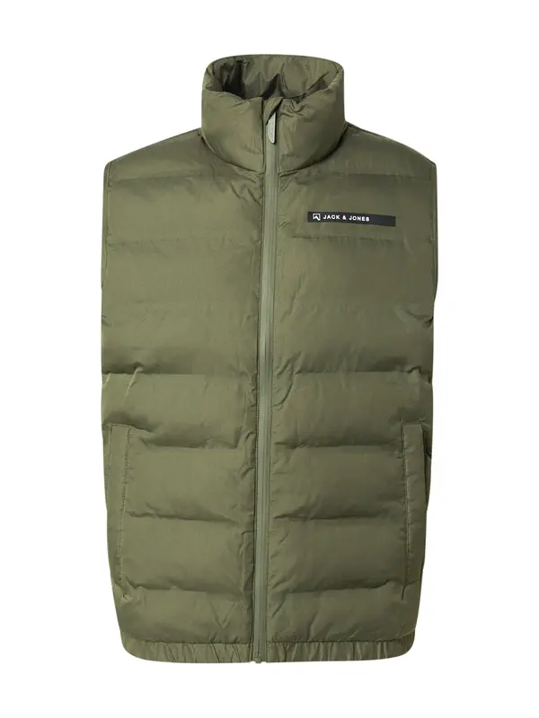 JACK & JONES JACK & JONES Brezrokavnik 'JJALPES'  jelka / bela