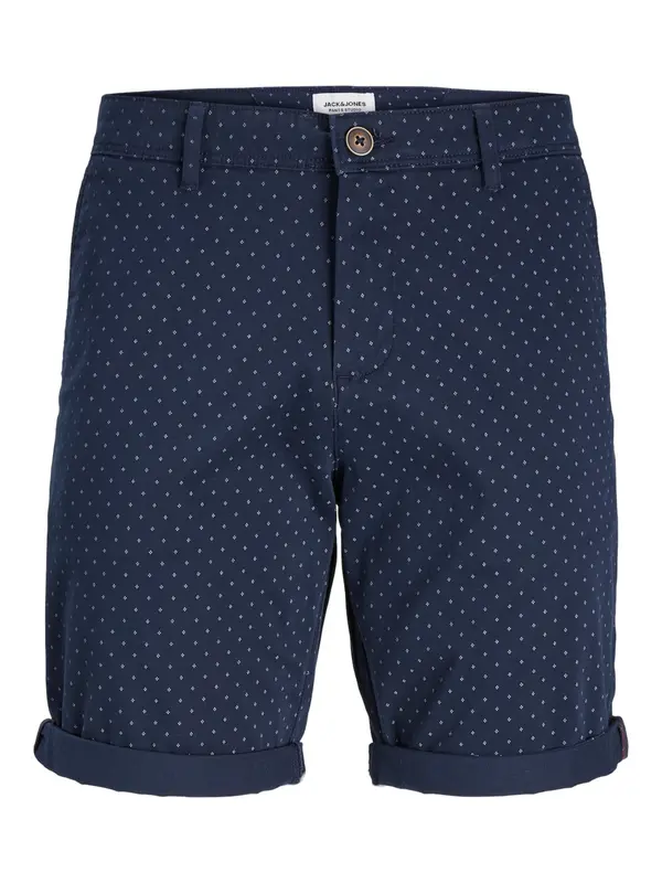 JACK & JONES JACK & JONES Chino hlače 'Bowie'  mornarska / bela