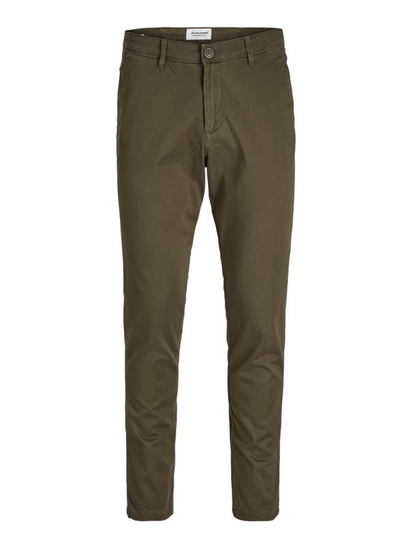 JACK & JONES JACK & JONES Chino hlače 'JJIMarco Bowie'  temno rjava