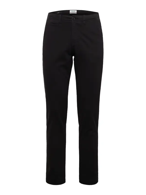 JACK & JONES JACK & JONES Chino hlače 'JPStace JJHarlow'  črna