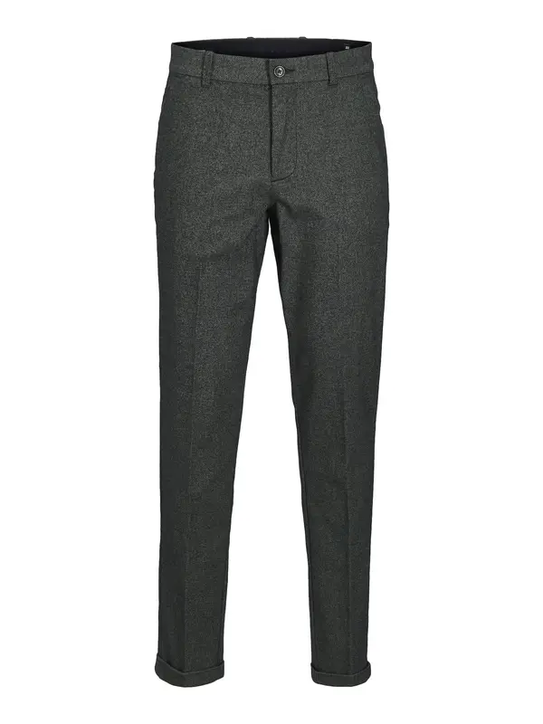 JACK & JONES JACK & JONES Chino hlače 'JPSTACE JJHENRY'  svetlo siva / črna