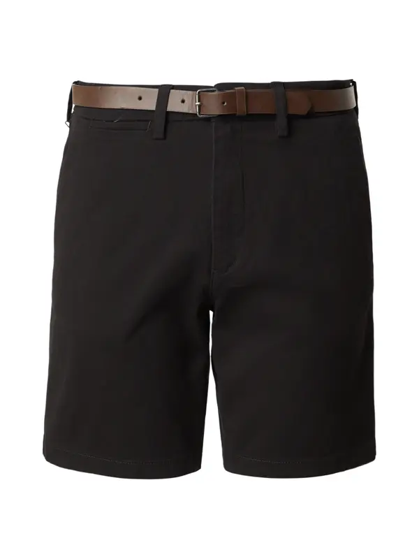 JACK & JONES JACK & JONES Chino hlače 'JPSTAdam'  temno rjava / črna