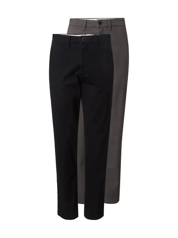 JACK & JONES JACK & JONES Chino hlače 'JPSTKane Dave'  temno siva / črna