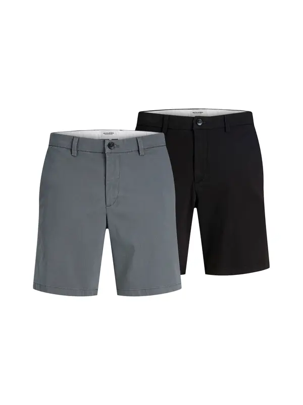 JACK & JONES JACK & JONES Chino hlače 'JPSTMarco Dylan'  siva / črna