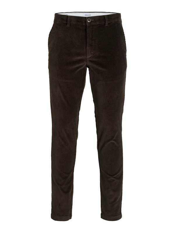 JACK & JONES JACK & JONES Chino hlače 'JPSTMARCO JJBASIC'  temno rjava