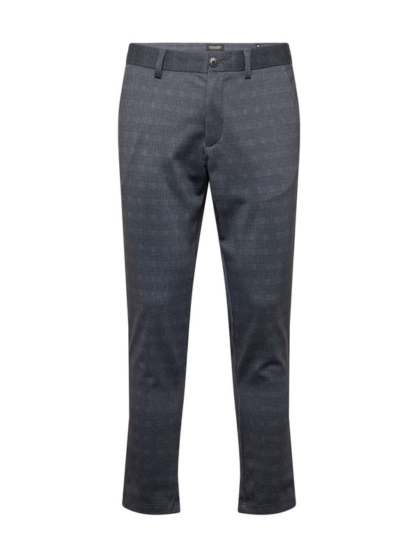 JACK & JONES JACK & JONES Chino hlače 'JPSTMARCO JJCOOPER'  temno siva / črna