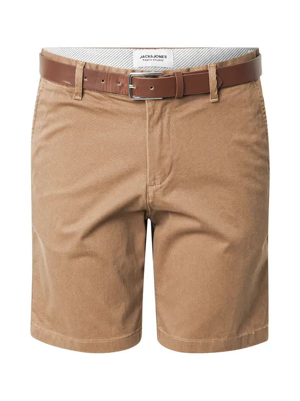 JACK & JONES JACK & JONES Chino hlače 'JPSTMARCO LEGACY'  rjava / brokat