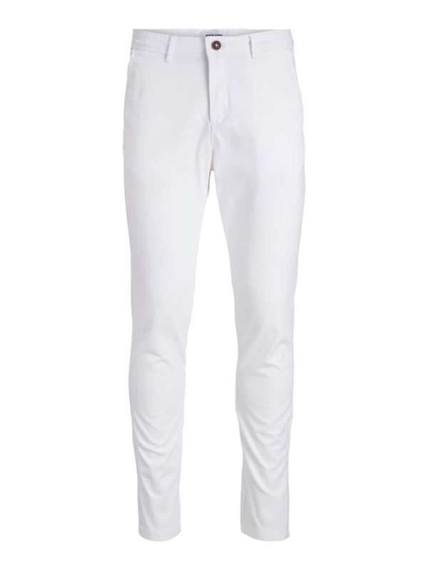 JACK & JONES JACK & JONES Chino hlače 'Marco Bowie'  bela