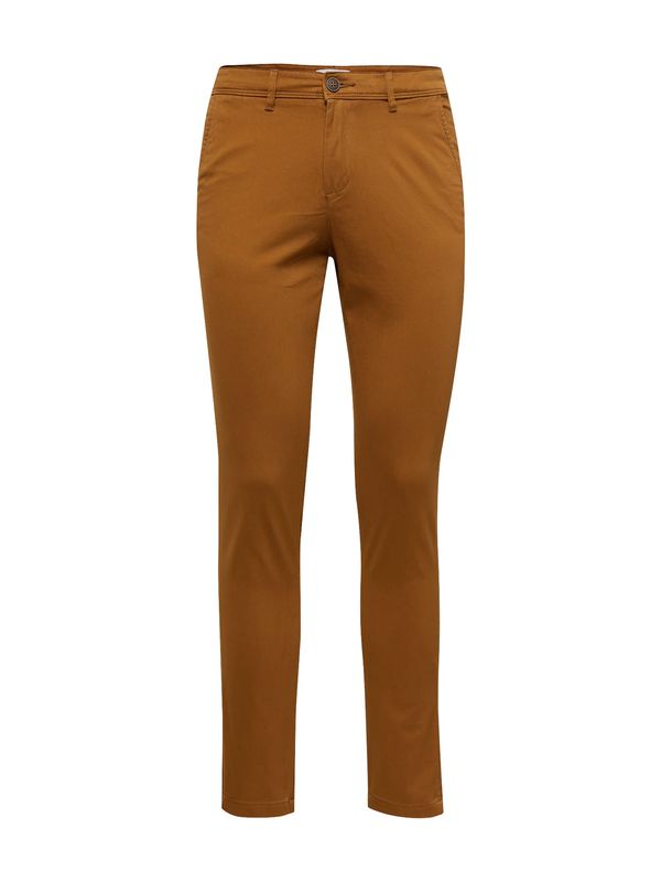 JACK & JONES JACK & JONES Chino hlače 'Marco Bowie'  rjava