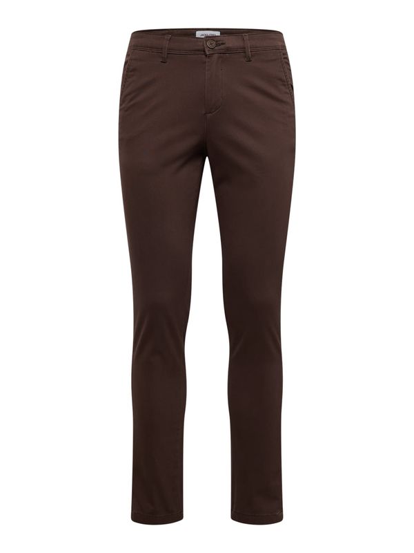 JACK & JONES JACK & JONES Chino hlače 'Marco Bowie'  rjava