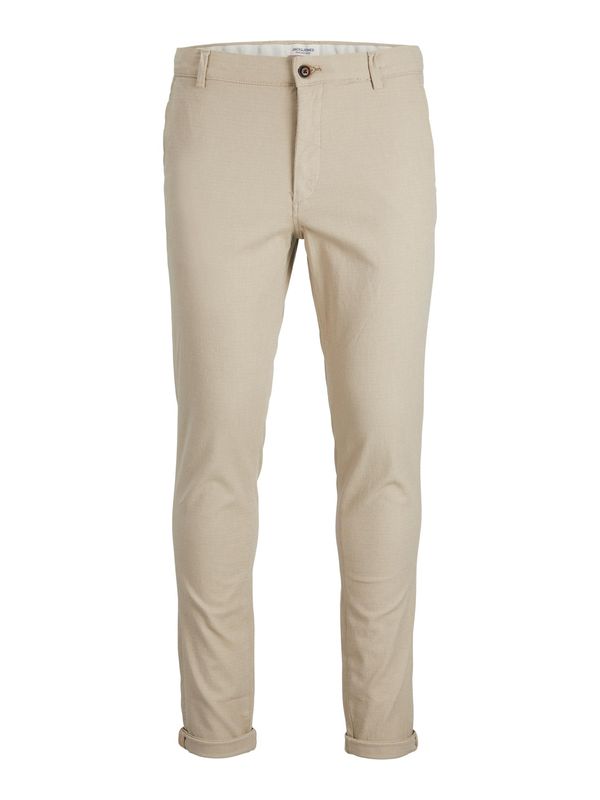 JACK & JONES JACK & JONES Chino hlače 'Marco'  kremna / črna