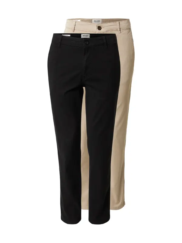 JACK & JONES JACK & JONES Chino hlače  med / črna