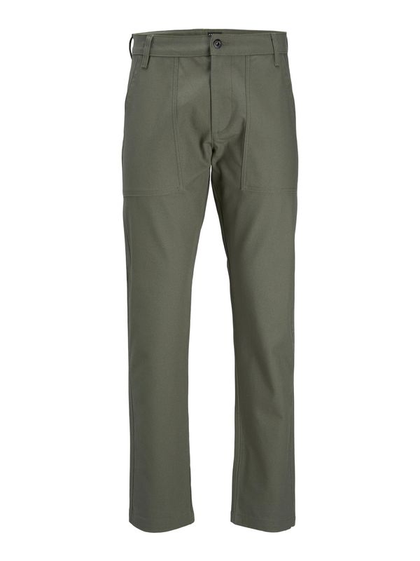 JACK & JONES JACK & JONES Chino hlače 'Royal Workwear'  oliva