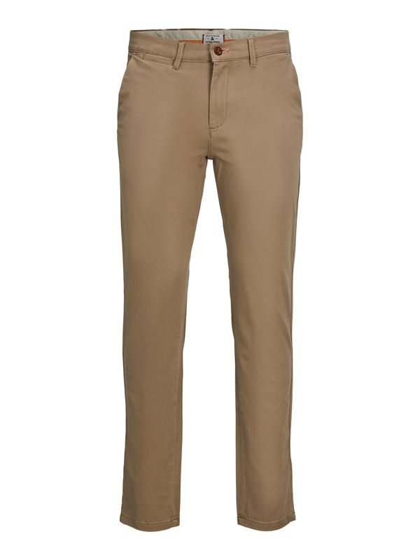 JACK & JONES JACK & JONES Chino hlače  temno bež