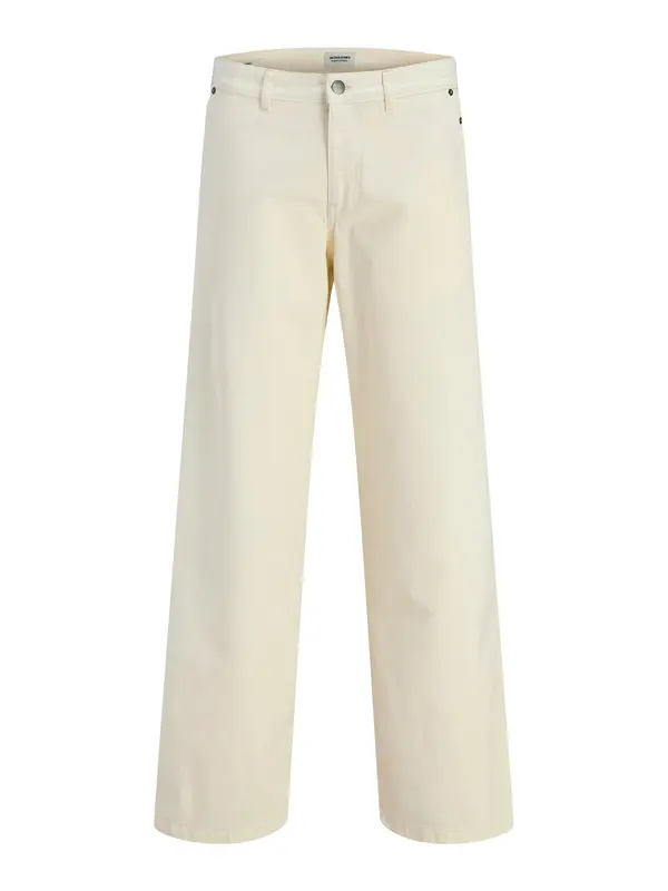 JACK & JONES JACK & JONES Hlače 'JPSTALEX NORREBRO'  volneno bela