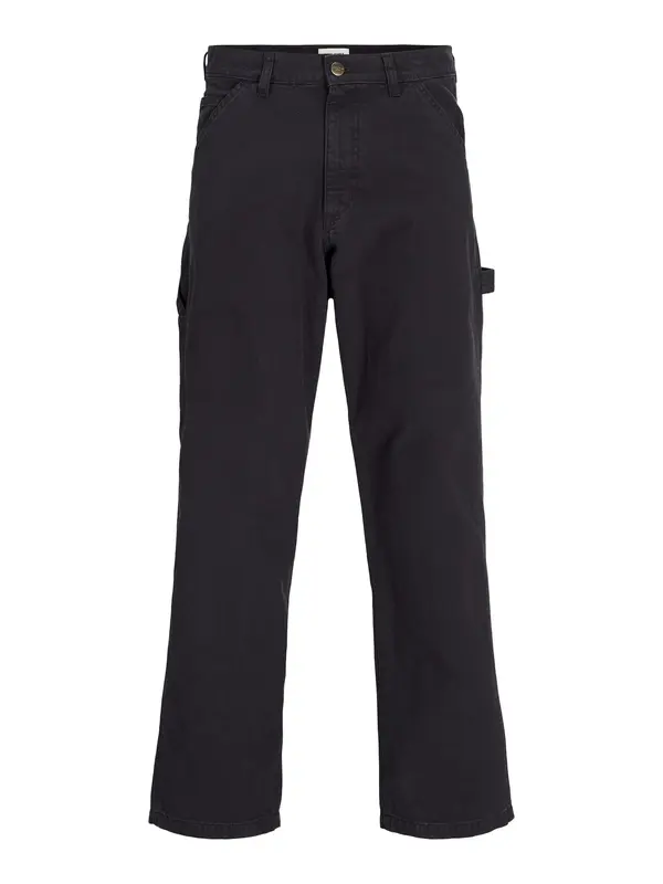 JACK & JONES JACK & JONES Hlače 'JPSTEddie JJCarpenter'  črn denim