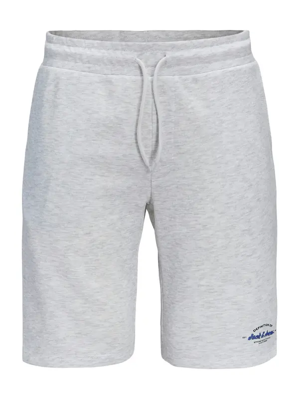 JACK & JONES JACK & JONES Hlače 'JPSTGordon Brandon'  pegasto bela