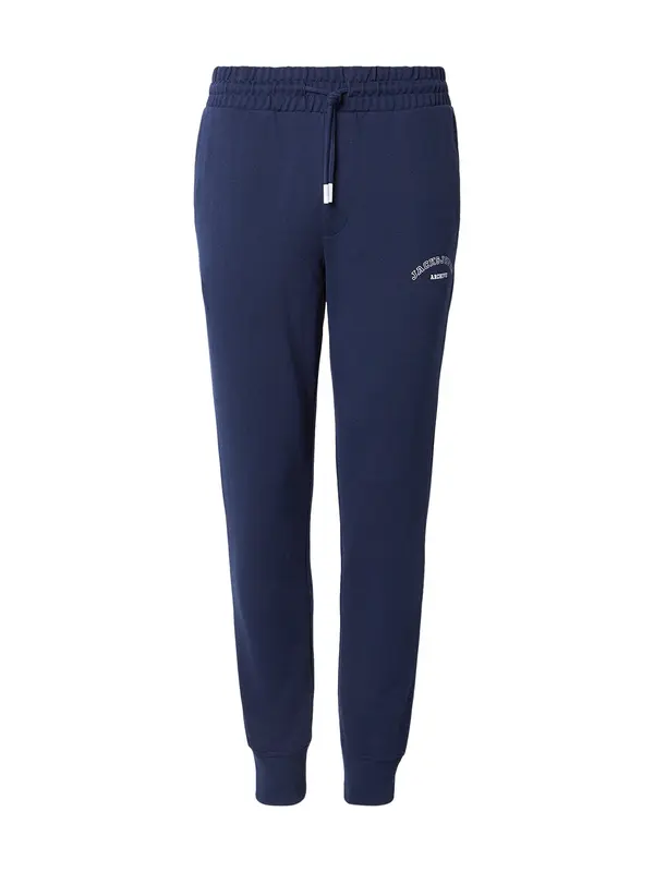 JACK & JONES JACK & JONES Hlače 'JPSTGORDON'  mornarska / bela