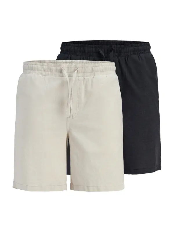 JACK & JONES JACK & JONES Hlače 'JPSTJAIDEN'  ecru / črna