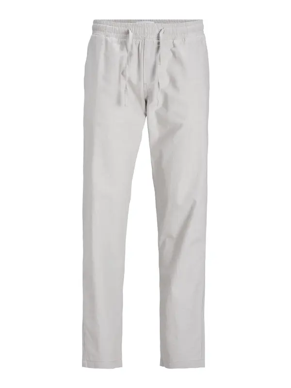 JACK & JONES JACK & JONES Hlače 'JPSTKane JJSummer'  svetlo siva / bela