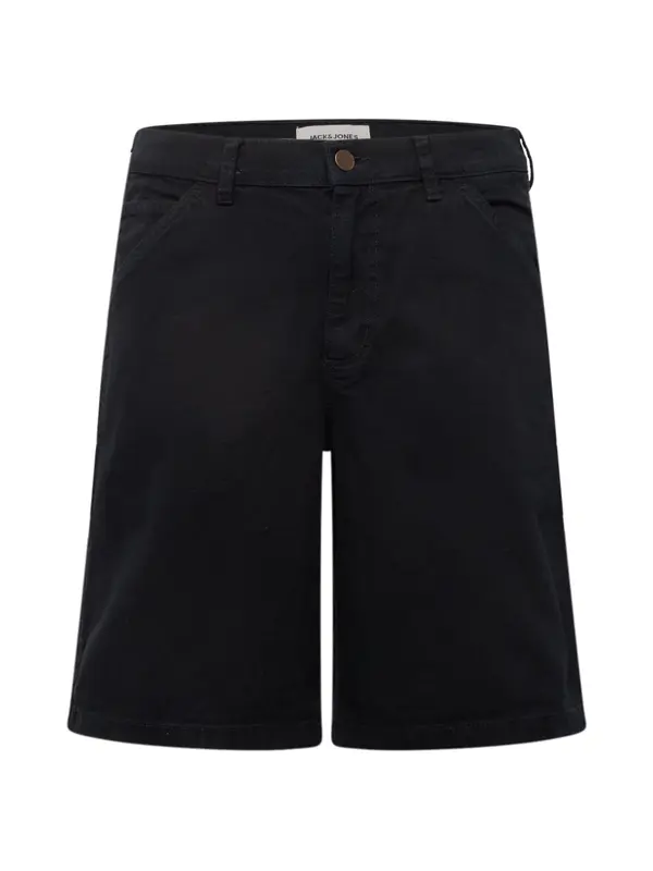 JACK & JONES JACK & JONES Hlače 'JPSTKARL JJCARPENTER'  črna