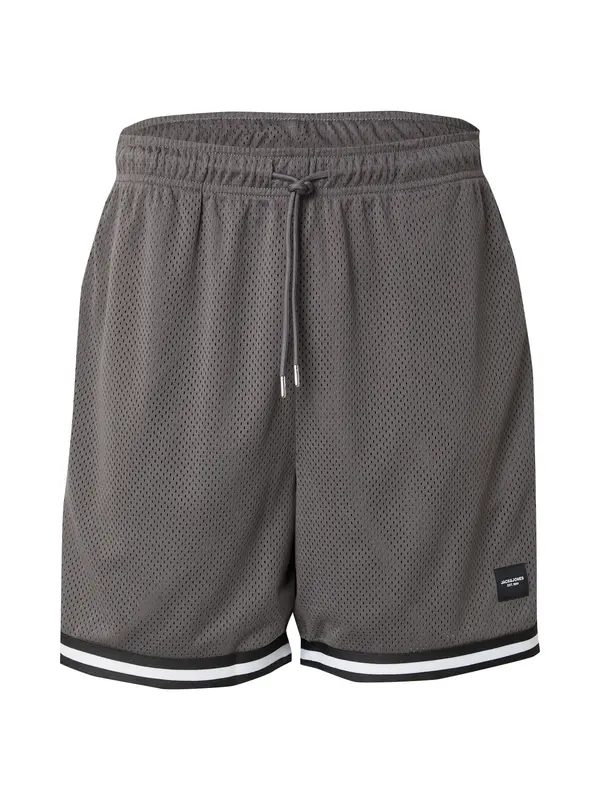 JACK & JONES JACK & JONES Hlače 'JPSTKARL'  temno siva / bela