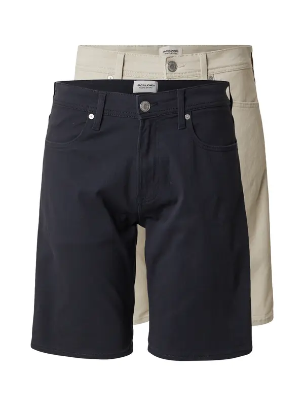 JACK & JONES JACK & JONES Hlače 'JPStrick Dylan'  bež / temno modra