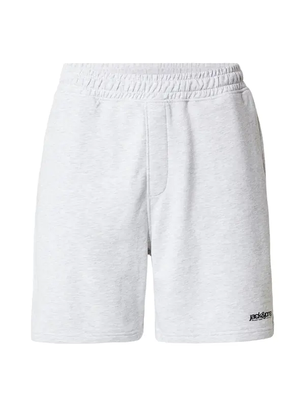 JACK & JONES JACK & JONES Hlače 'JWHKARL UNION'  črna / pegasto bela