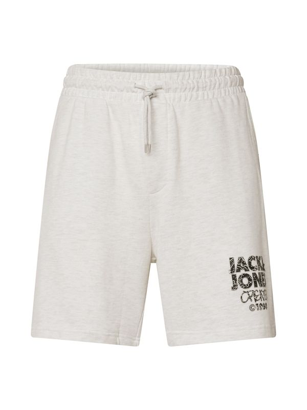 JACK & JONES JACK & JONES Hlače  siva / črna / pegasto bela